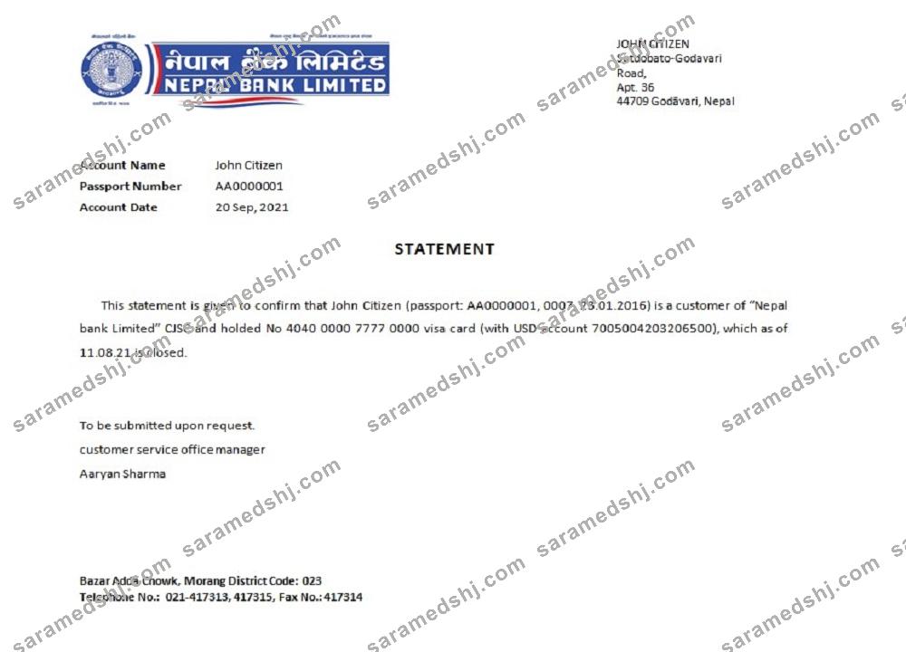 Nepal_Nepal bank_closure reference